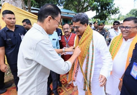 CM Manik Saha visited Dharmanagar on Maha-Shashthi puja. TIWN Pic Sep 28 CM Manik Saha visited Dharmanagar on Maha-Shashthi puja. TIWN Pic Sep 28